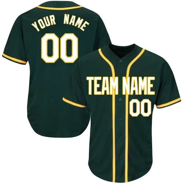 Custom-Green-Baseball-Jersey Custom Green Baseball Jersey