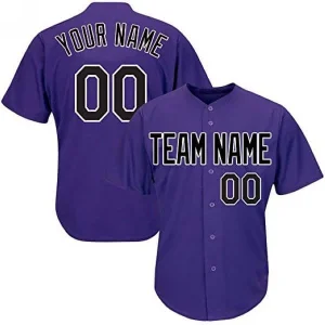 Custom-Purple-Baseball-Jersey Custom Purple Baseball Jersey