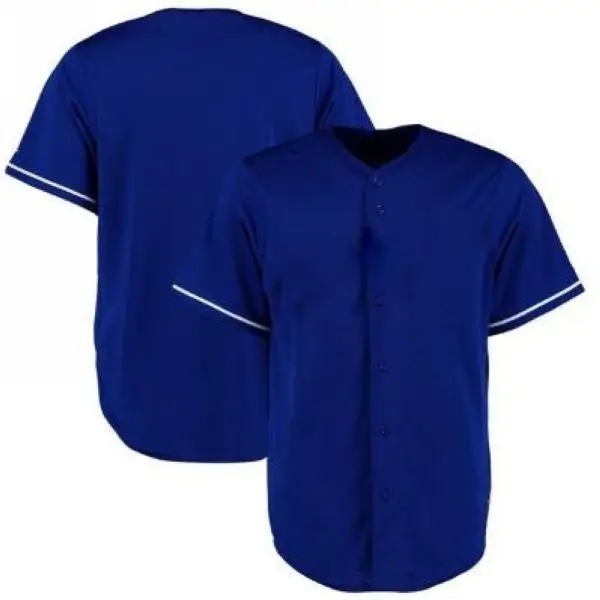 Royal-Button-Front-Baseball-Jersey Royal Button Front Baseball Jersey